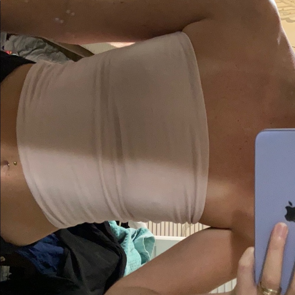 BRANDY MELVILLE LIGHT PINK TUBE TOP